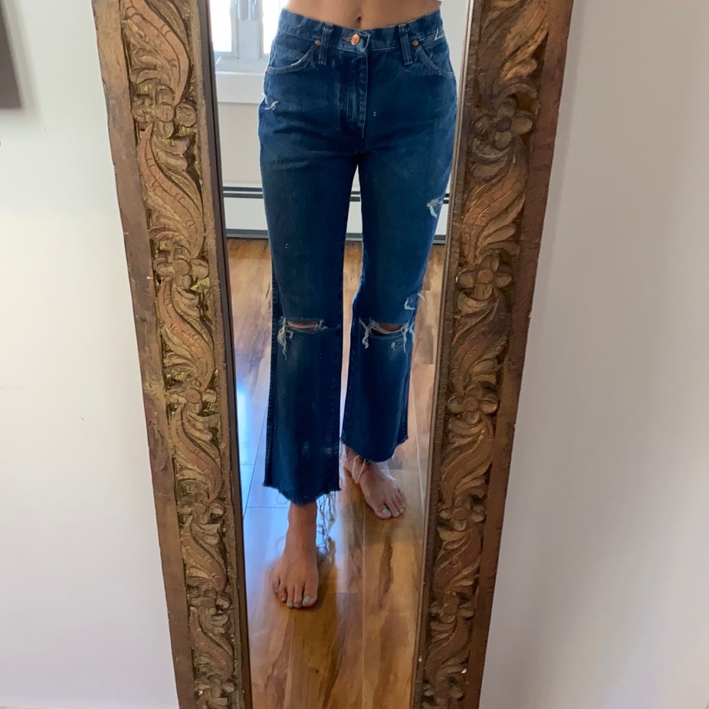 Vintage distressed Wrangler Jeans